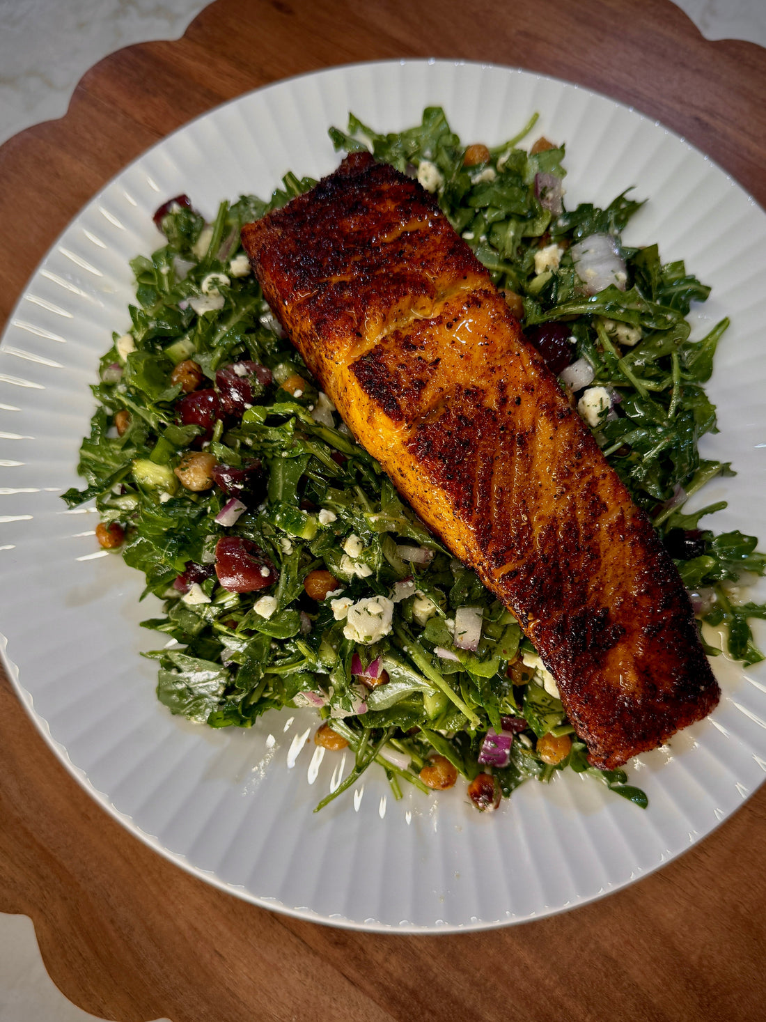 Mediterranean Salmon Salad